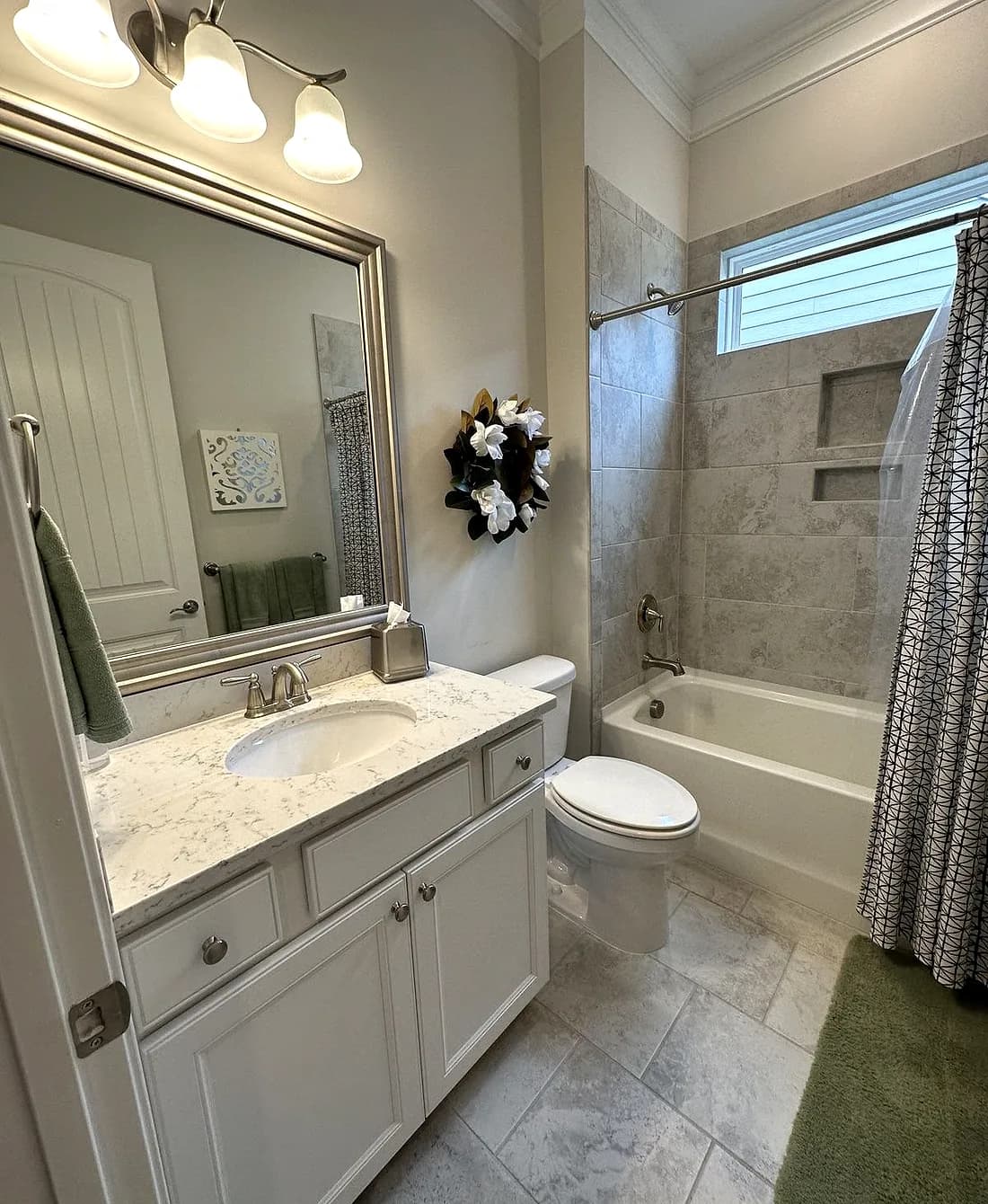 Spotless, sanitized bathroom